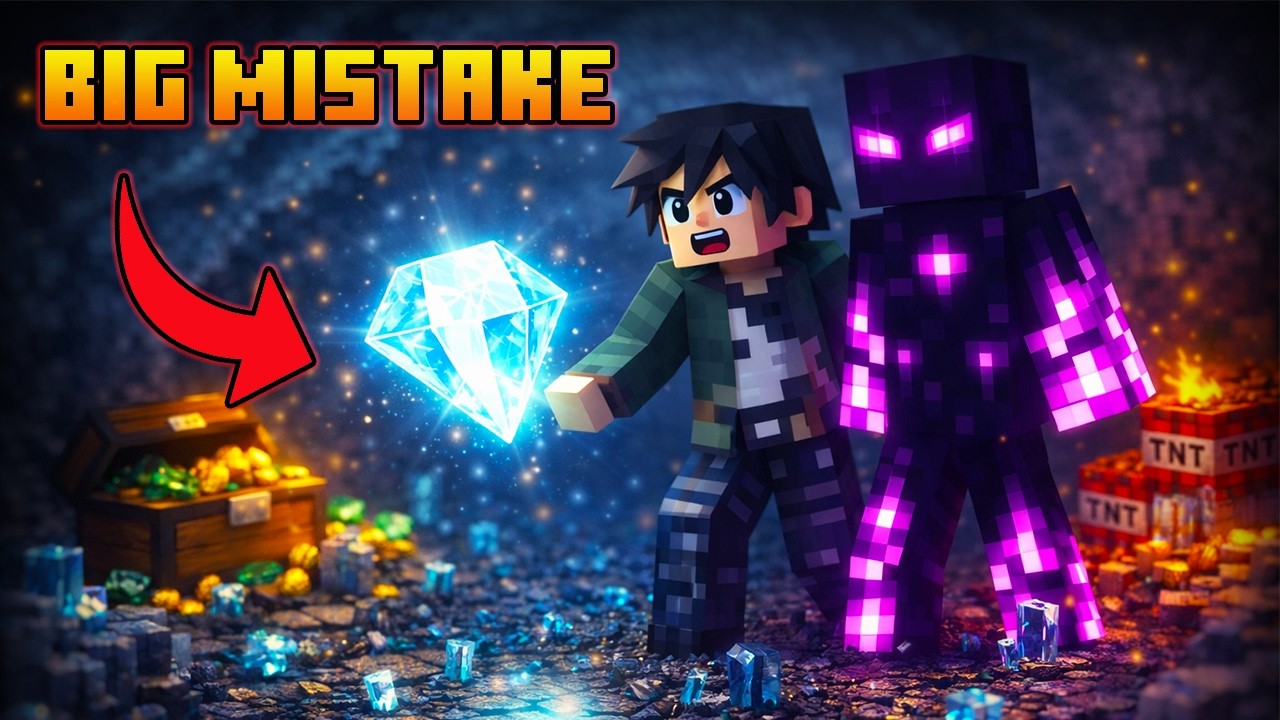 Minecraft But The Deeper We Go... The WORSE it Gets