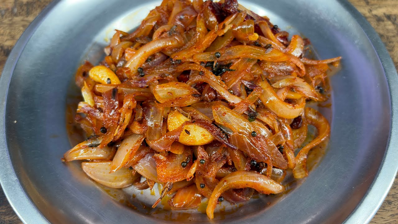 Village Food Lovers Kosam 😋 | [ Ulli Karam Fry ] Traditional Style