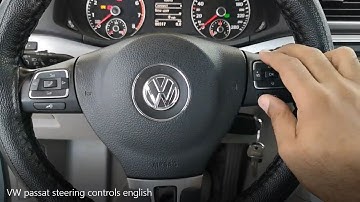 How to replace or repair multi-function steering wheel controls for Volkswagen Passat