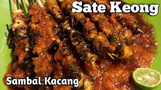 Sate Keong Sambal Kacang