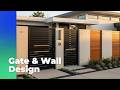 Modern Gate Design &amp; Wall Design Ideas for Stunning Home Exteriors 2025