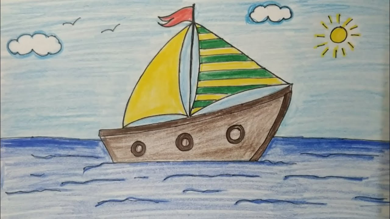 Coastal Boat Sketch II Drawing by Lanie Loreth - Pixels