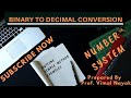 Binary to decimal conversion  easy method  examples