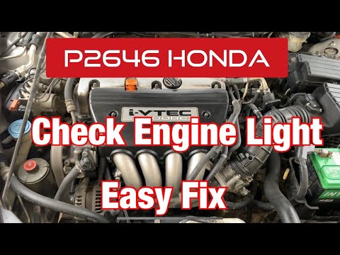 P2646 Honda Accord Easy Fix