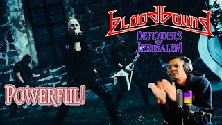 FIRST TIME HEARING BLOODBOUND - DEFENDERS OF JERUSALEM - OFFICIAL VIDEO | UK SONG WRITER KEV REACTS