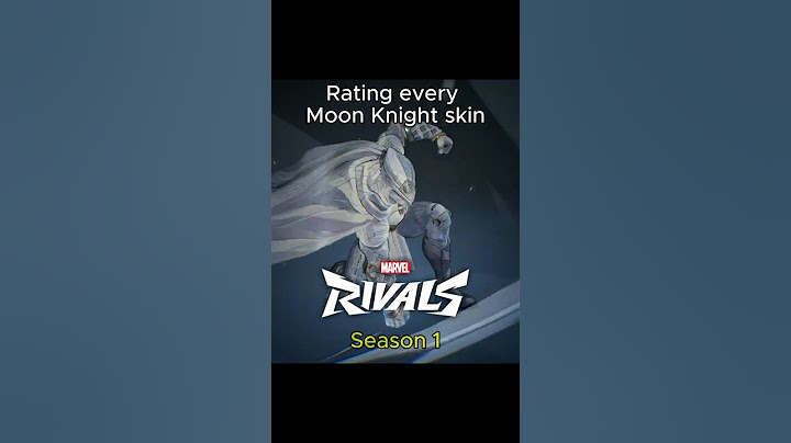 Rating every Moon Knight skin in MARVEL RIVALS season 1 #marvelrivals  #marvelgames #marvel