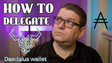How to Delegate ADA Using the Daedalus Wallet