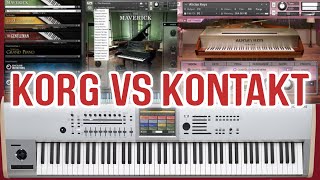 Korg vs Kontakt Piano Sound Comparison Review