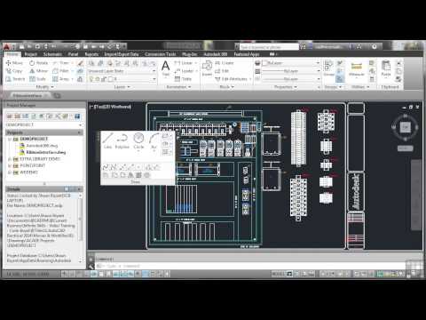 0203 AutoCAD Electrical 2014   Ribbon Interface