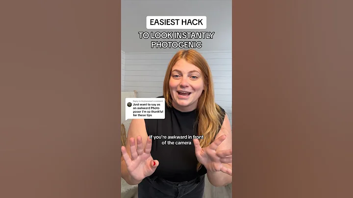 Want to be PHOTOGENIC? 📸 Try this hack! #howtopose #pose #photogenic