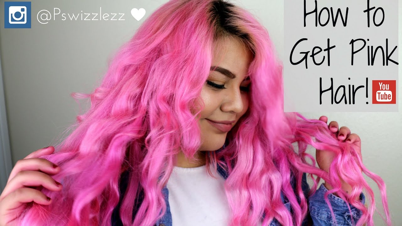 6. "DIY Tutorial: How to Dye Your Hair Pink with Blue Highlights at Home" - wide 1