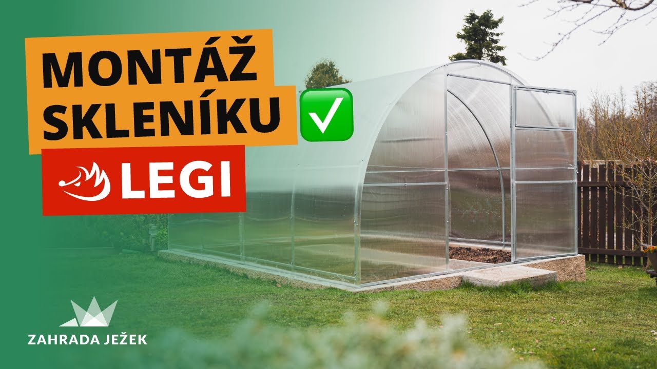 Kompletní montáž skleníku LEGI za 1,5 hodiny