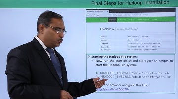 Final Steps for Hadoop Installation