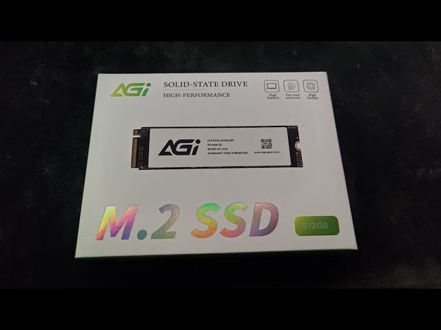 【AGI】 M.2 2280 SSD 512GB PCIe Gen3X4 AGI TECHNOLOGY Hard Drives Model AGI SSD Internal M.2 1TB