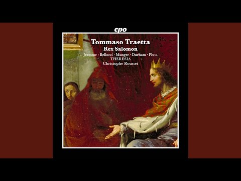 Смотреть «Rex Salomon, Pt. 2: No. 14, Duetto. Tu destra excelsa, oh Deus (Abiathar, Adon)» на YouTube