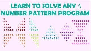 How to solve any number pattern program in Java screenshot 5