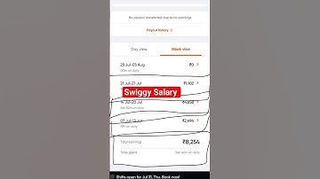 ⭐🤑swiggy delivery boy salary🔥 | swiggy part time job salary♥️#shorts #swiggy@PankajSahoo