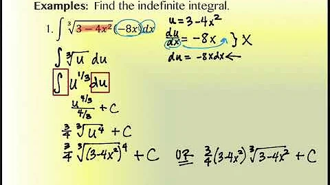 4.5 Integration by Substitution