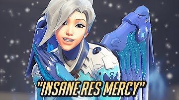 "Insane Res Mercy!" 💙 Smooth Movement, Crazy Resses! ❄️ - Overwatch 2