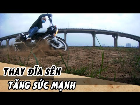 Video YB125SP| LÊN ĐĨA TO - TĂNG SỨC MẠNH KHÔNG CẦN ĐỘ MÁY! - youtube