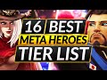 16 MOST BROKEN HEROES Tier List - RANK UP with ANY ROLE FAST - Overwatch Guide