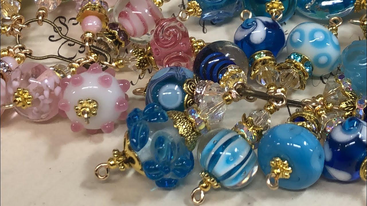 NEW paper and beaded dangles