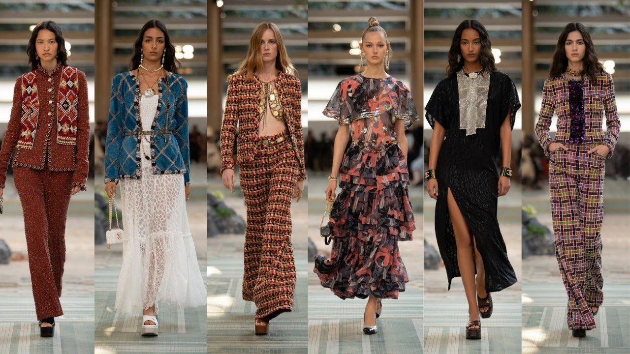 Runway Magazine - All Looks Chanel Dakar Pre-Fall 2023. Photo Courtesy -  Chanel:  # Chanel #Chanelshow #ChanelMetiersdArt #DakarRunway #RunwayMagazine