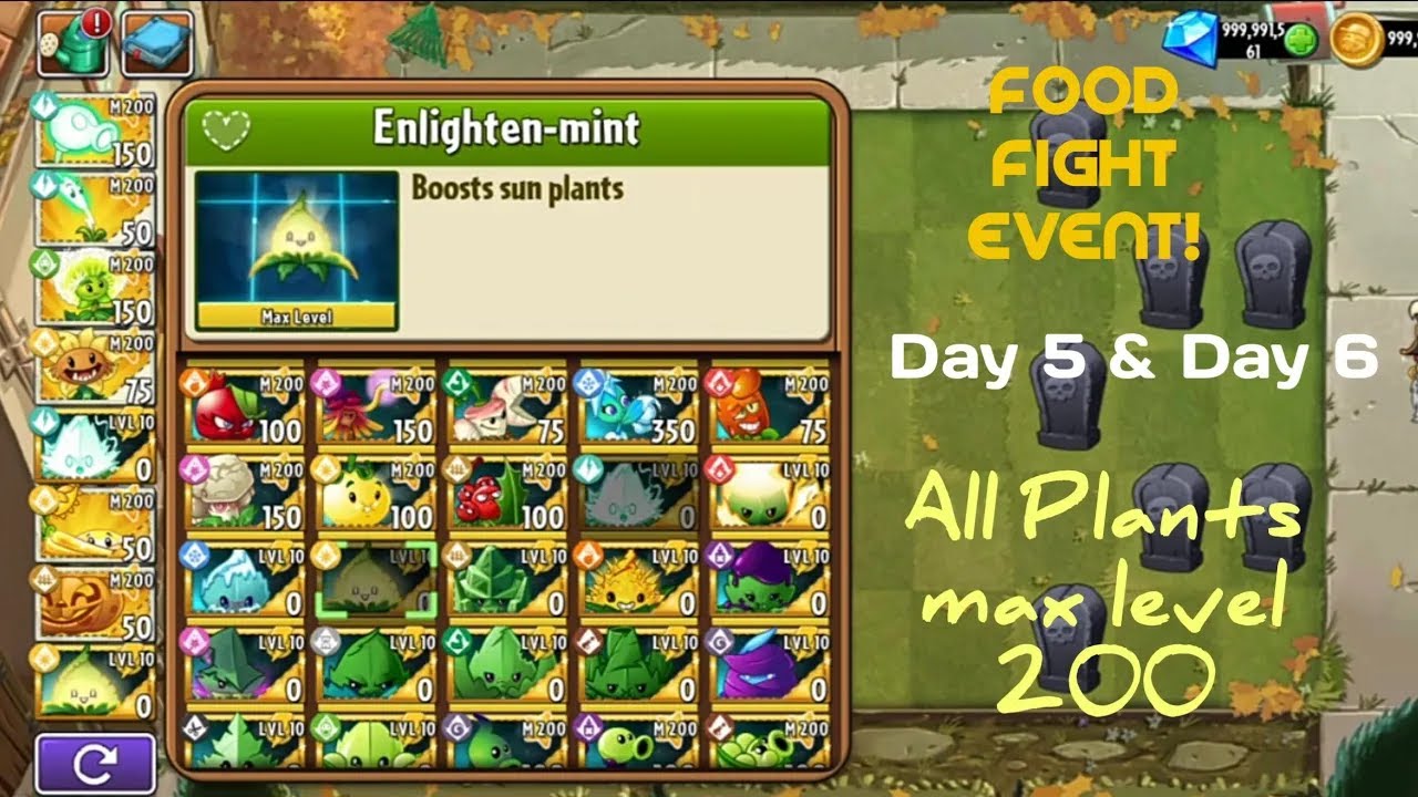 "Food Fight Frenzy Continues! 💥 Day 5-6 Rewards: Piñatas, Coins & Turkey-Pult | PvZ 2"