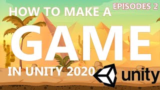 How to make a Video Game in Unity - Input texture on Button and Image   -Episodes 2