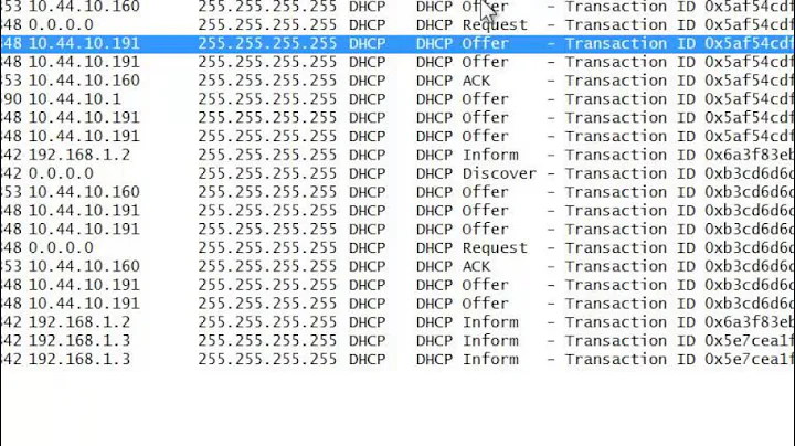 Finding the Rogue DHCP server With Wireshark