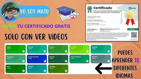 #Aprende mirando videos y obtén tu certificado sin pagar nada con #cursa