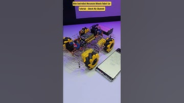 ESP32 Web Controlled WiFi Mecanum Wheels Robot #esp32wifi #esp32 #arduino #mecanum #steam