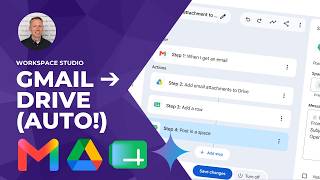 Google Workspace Studio Tutorial: Auto-Save Gmail Attachments to Drive & Sheets!