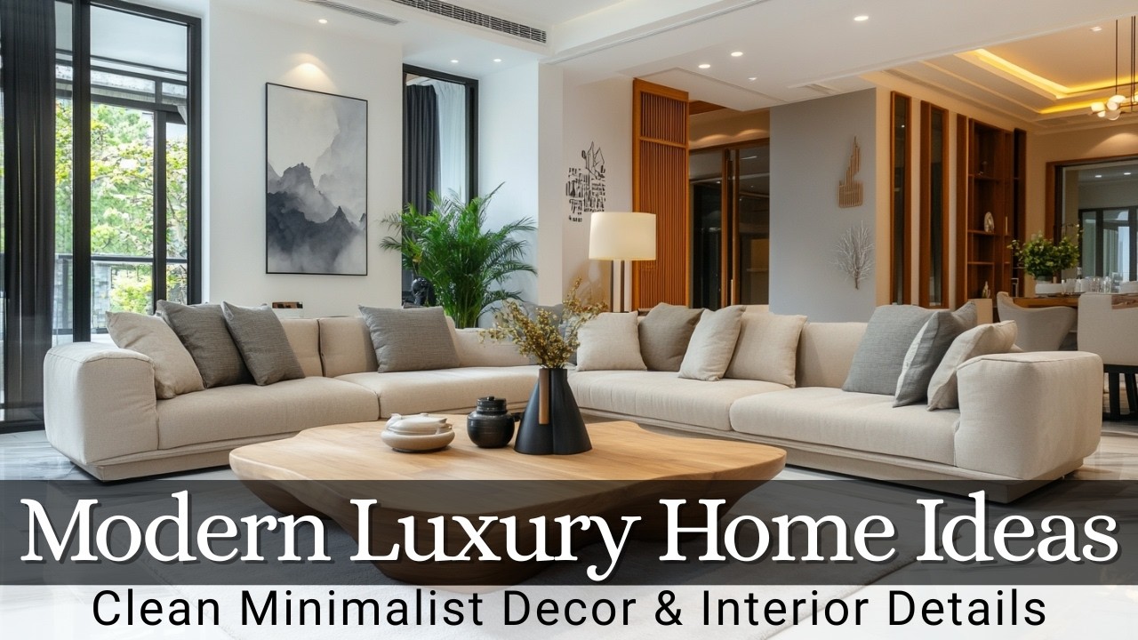 Modern Luxury Home Inspiration with Clean Minimalist Decor & Interior Details Ideas