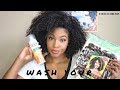 How To: Wash your Crochet hair before installing || Course Hair Textures