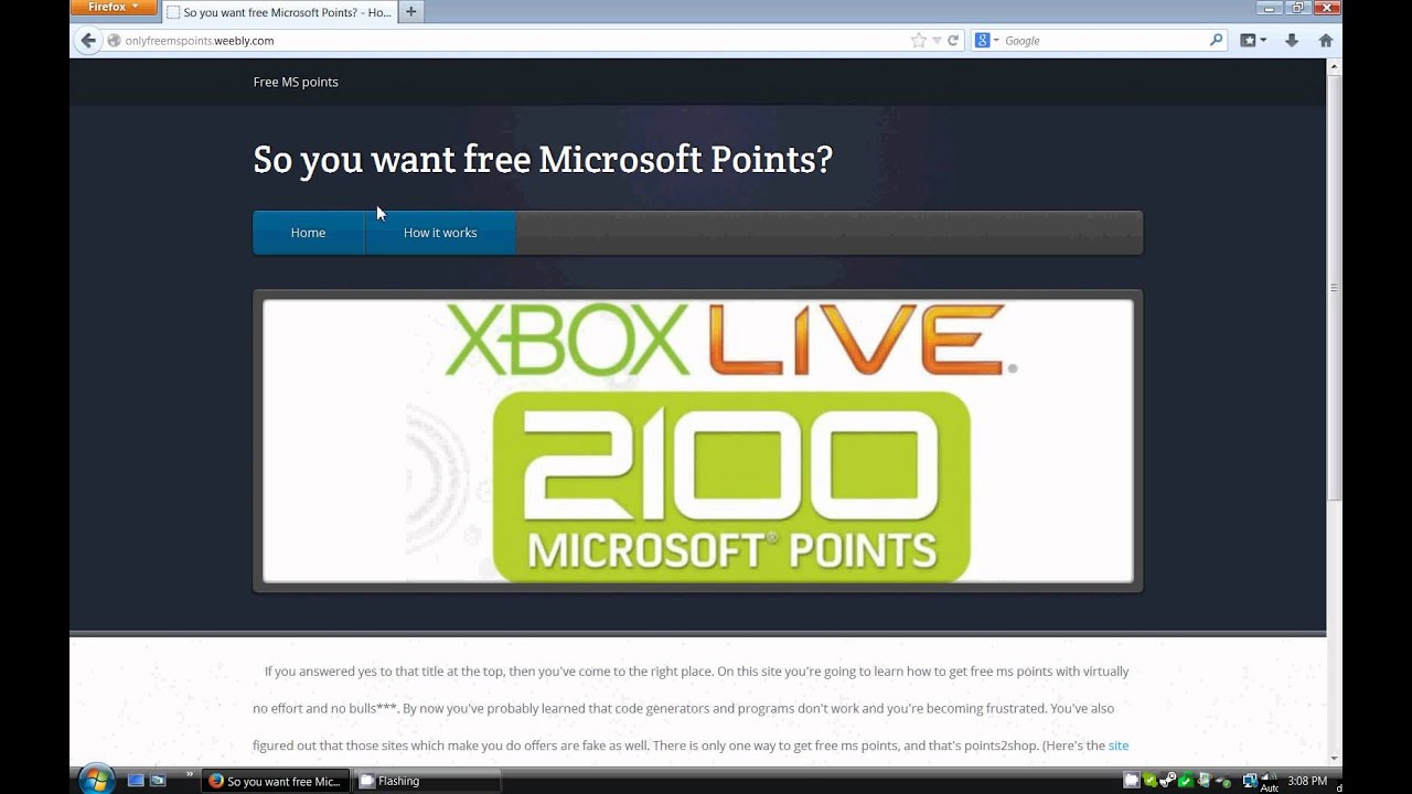 How to get free Microsoft Points YouTube
