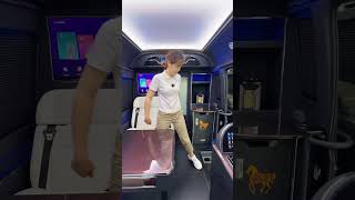 Luxury VIP Van Interior 😱 Future on Wheels #LuxuryVan #VIPVan #Shorts
