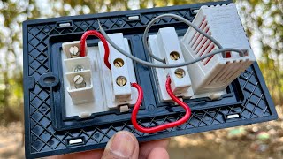 Fan dimmer 😍switch board wiring | Switch board wiring connection😍 |