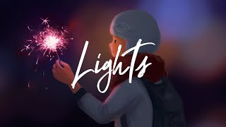 bts - lights (aesthetic english lyrics)