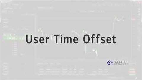 Shufflet User Time Offset cTrader Video Tutorial