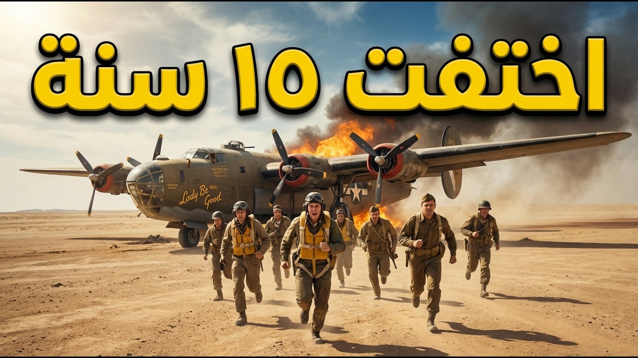 قاذفة أمريكية أختفت خلال الحرب العالمية وظهرت في صحراء ليبيا بعد ١٥ عام