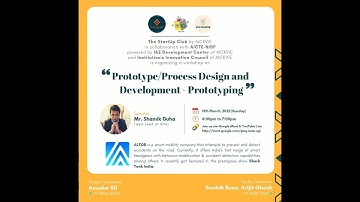 Workshop on Prototype/Process Design and Development - Prototyping