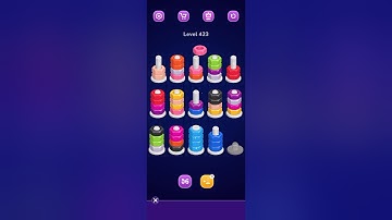 Nut Sort Level 423 Walkthrough | Nuts — Color Sort 423 solution