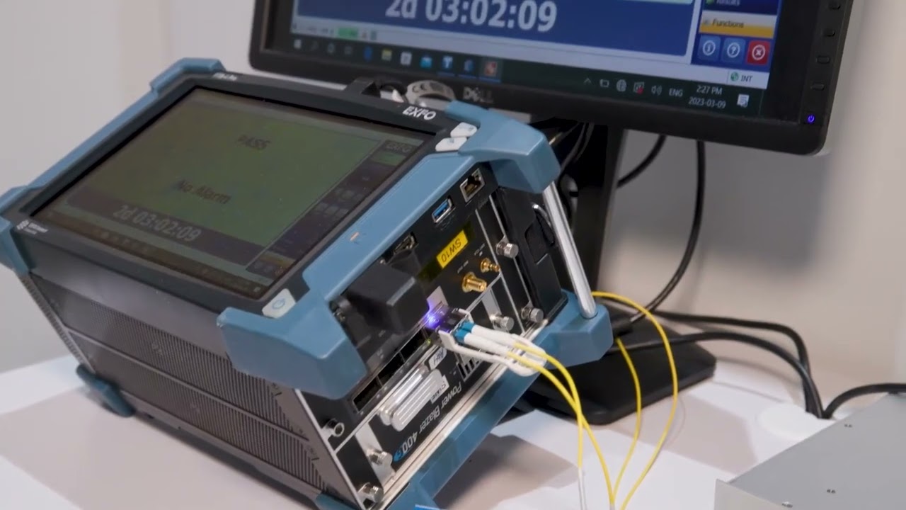100ZR QSFP28-DCO Transceiver with Coherent Steelerton DSP Live Demonstration at OFC 2023