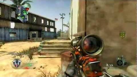 Call Of Duty Black Ops: Firing Range Snipe Clip- Headshot007a