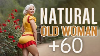 Natural Older Woman Over 50 Attractively Dressed Classy🔥Natural Older Ladies Over 60🔥Fashion Tips200