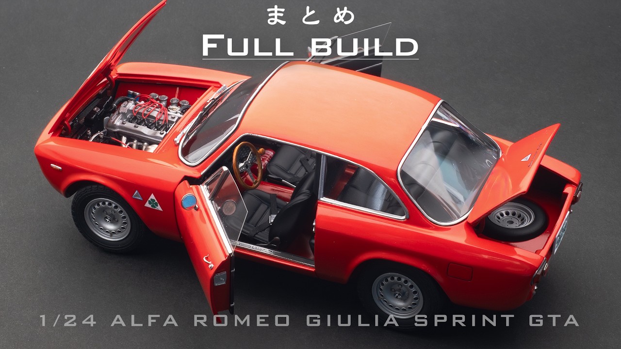 Building the Tamiya 1/24 ALFA ROMEO Giulia Sprint GTA | Car Scale