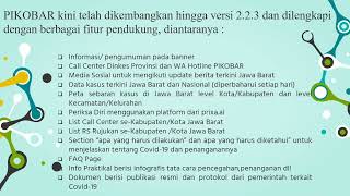 Aplikasi Pemerintah [ Aplikasi PIKOBAR] Pusat Informasi & Koordinasi Covid-19 Provinsi Jawa Barat screenshot 4