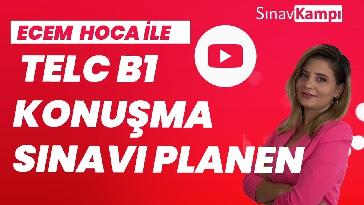 ALMANCA TELC B1 KONUŞMA SINAVI PLANEN I ECEM HOCA - YouTube