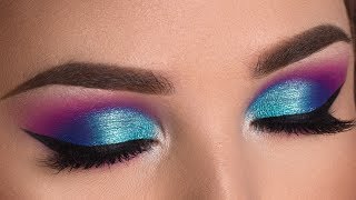 Colorful Summer Smokey Eye Makeup Tutorial | Jaclyn Hill x Morphe Palette screenshot 4